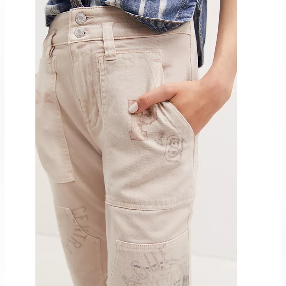 PILCRO by Anthropologie The Wanderer Size 29 Oat Colored Jeans